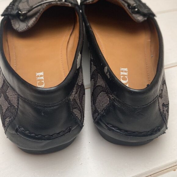 Coach Black and Brown Loafers - Picture 11 of 13